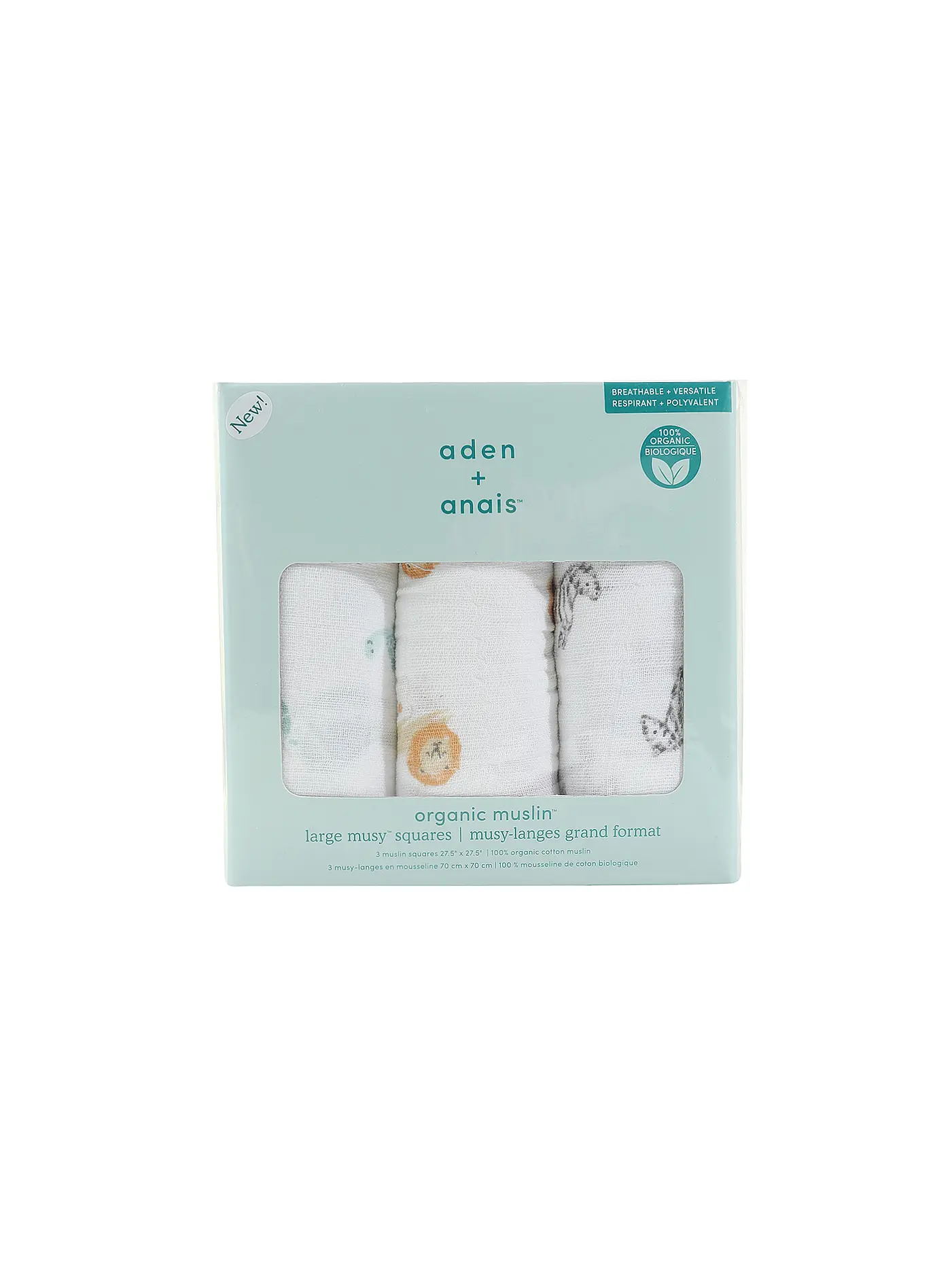 ADEN + ANAIS | Mulltuch 3er Pkg ABOVE THE CLOUDS | weiss